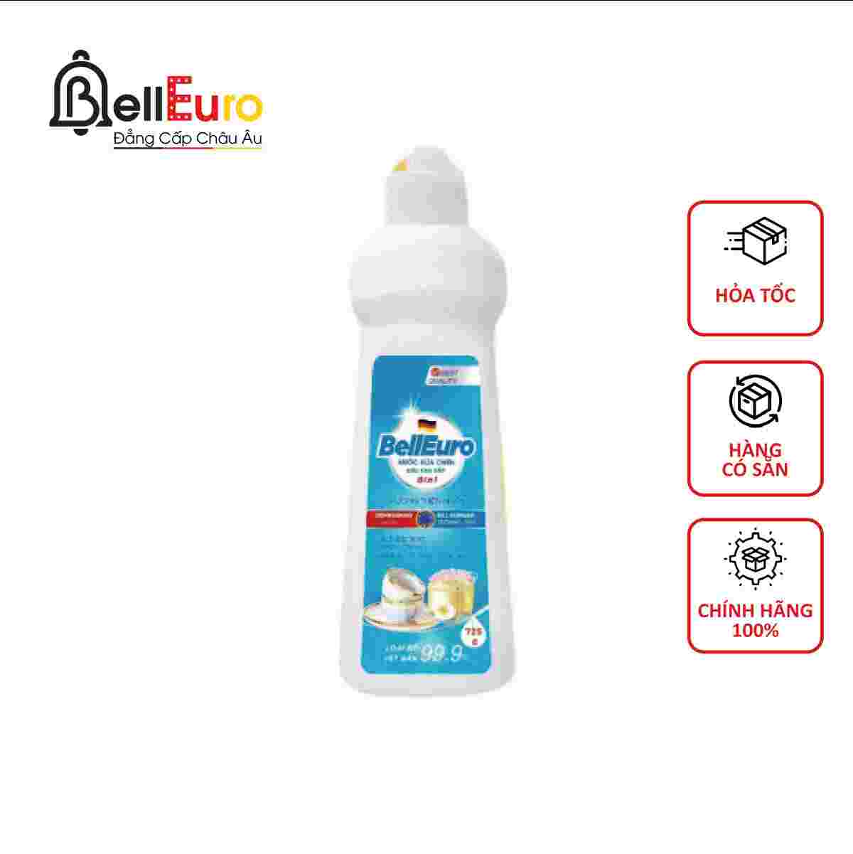 Nước Rửa Chén Bell Euro Trà Xanh 750g